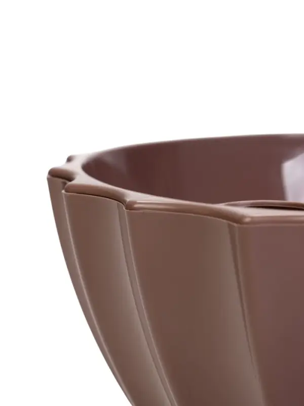 Кашпо для цветов с автополивом &laquo;Ракушка&raquo;, 2.4 л, d=22 см, h=10.5 см, цвет мокко