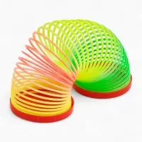 Funny toys Пружинка радуга "Новогодняя лошадка", цвета МИКС, d.-5см