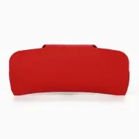 Футляр для очков , 16*3*6,3 см, кнопка, красный