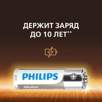 Батарейка Philips AAA LR03A12S/51 алкалин. 1,5v 2х6 шт/уп