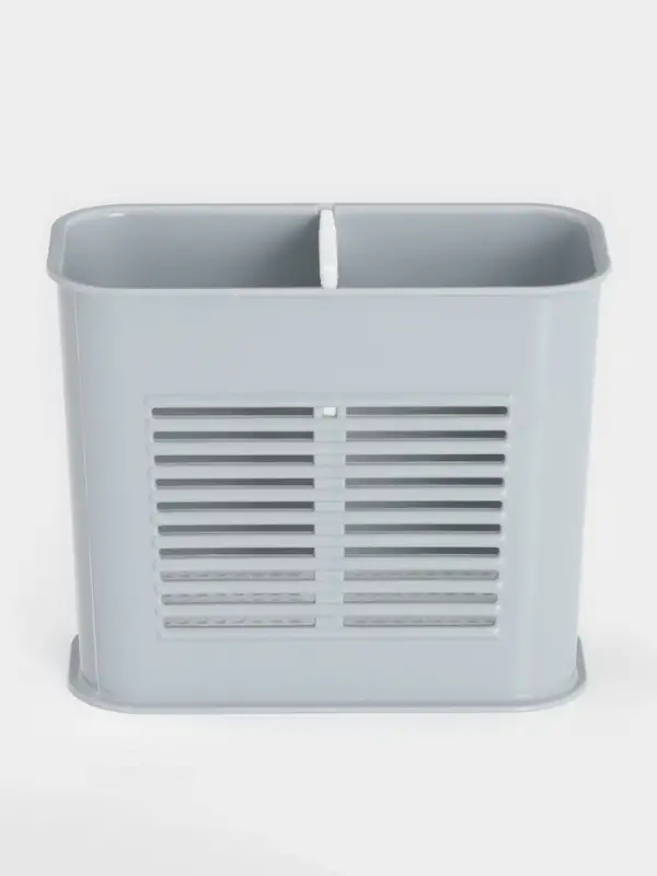 Подставка для столовых приборов Полимербыт, пластик, 8&times;16&times;13 см, МИКС