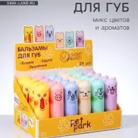 Бальзам для губ &laquo;Мяу&raquo;, микс цветов и ароматов.