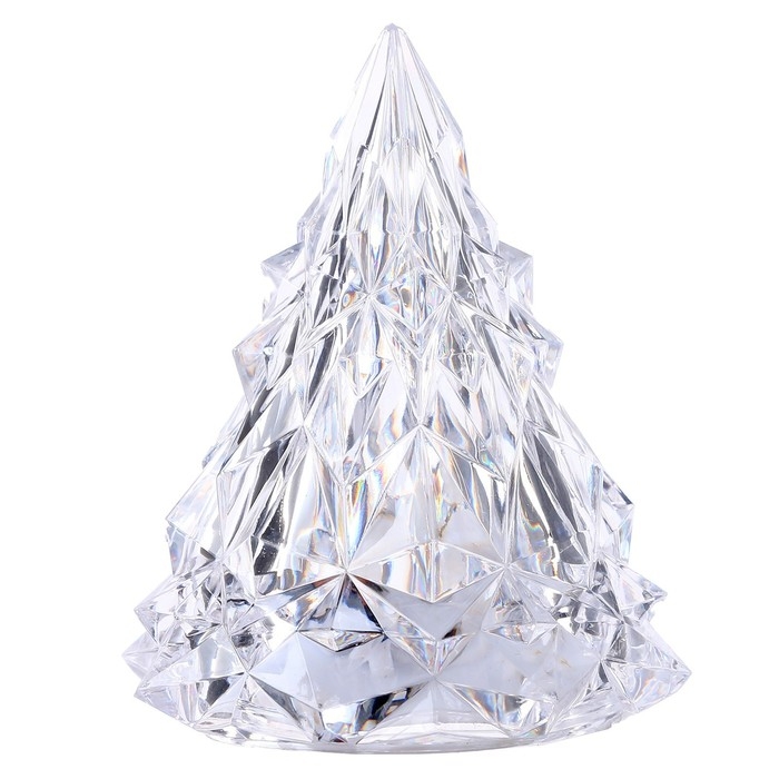 Свеча светодиодная "Пирамида" большая, переливается разными цветами