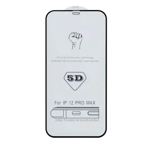Защитное стекло для iPhone 12 Pro Max 5D 0.33 mm без упаковки (без возврата и обмена)
