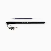 Ручка шариковая, синяя паста 0.5 мм с подвеской автомат пластик &laquo;Для настоящего героя&raquo;