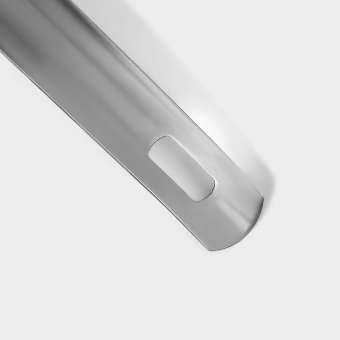 Половник из нержавеющей стали с отделителем жира Доляна, 8,5 см, цвет серебряный Половник из нержавеющей стали с отделителем жира Доляна, 8,5 см, цвет серебряный