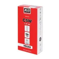 Лампа AVS Vegas 12V.С5W(SV8.5/8)L41мм. BOX 10шт.