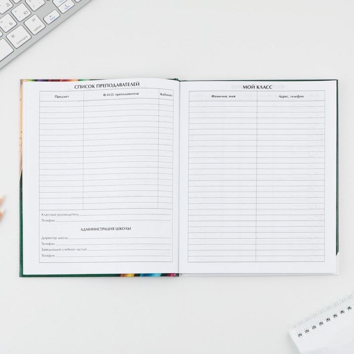 Дневник школьный 1-4 класс &laquo;Школа&raquo;, твердая обложка 7БЦ, глянцевая ламинация, 48 листов