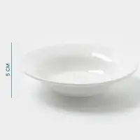 Тарелка глубокая Hanna Kn&ouml;vell, 700 мл, d=22.7 см, фарфор, белая