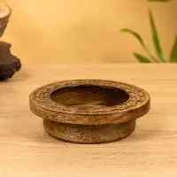 Подсвечник для свечи 8 см "Клевер" 13х13х3,5 см, манговое дерево Подсвечник для свечи 8 см "Клевер" 13х13х3,5 см, манговое дерево