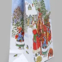 Пакет подарочный ламинированный &laquo;Радость новогодняя&raquo;, M 26&times;32&times;12 см