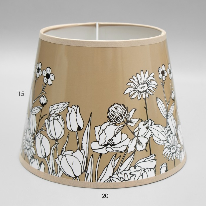 Абажур Абажур "Белые цветы" Е14 20х20х15 см