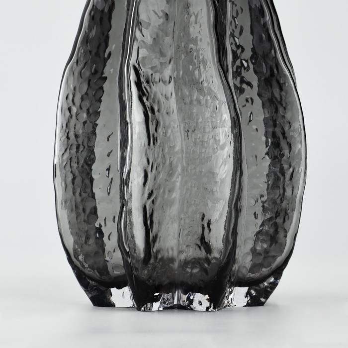 Ваза для цветов «Канди блэк» из черного стекла 20×14×14 см Ваза для цветов «Канди блэк» из черного стекла 20×14×14 см