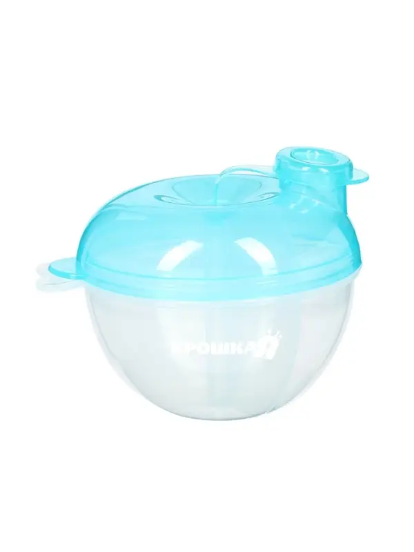 Контейнер для детского питания Крошка Я, 3 секции, ВИД 3, 180 мл., голубой