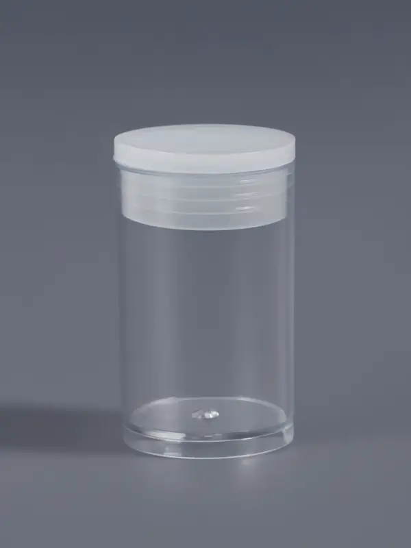 Набор баночек для мелочей, d=2.2×3.8 см, 5 шт., прозрачный