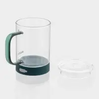 Кружка - мешалка Magistro &laquo;Слот&raquo;, 400 мл, 11.5&times;8&times;12.2 см, стекло, прозрачная