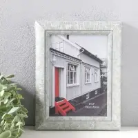 Фоторамка пластик 13х18 см "Марокканская мозаика" оттенки голубого 23х18х2 см