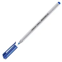 Ручка шариковая Pensan. Triball, синий стержень, игольчатый узел 1 мм, на масляной основе, треугольный корпус