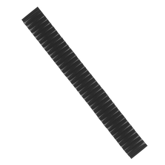 Ремешок для часов Ремешок для часов "Соломон", 17 мм, металл, l-15.5 см, черный хром