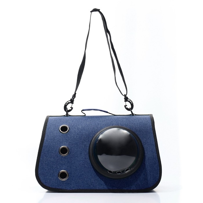 Сумка-переноска для животных с окном, синяя, 40 х 26 х 26 см Сумка-переноска для животных с окном, синяя, 40 х 26 х 26 см