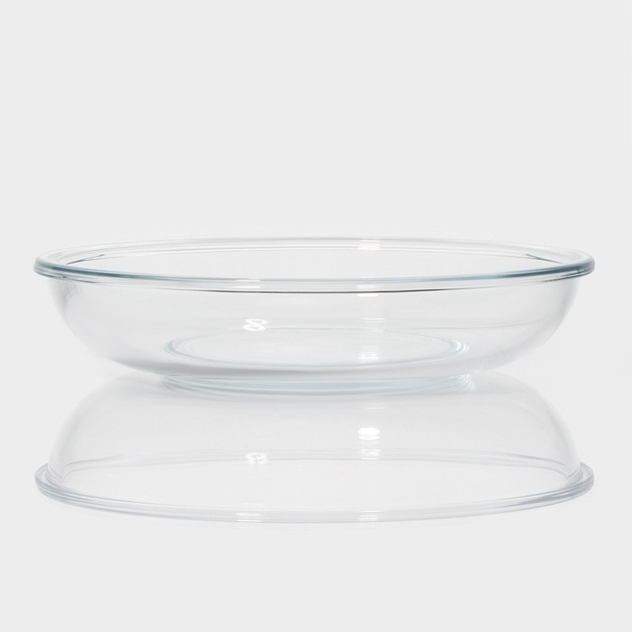 Контейнер для еды из жаропрочного стекла Доляна, круглый, 500 мл, 19&times;8 см