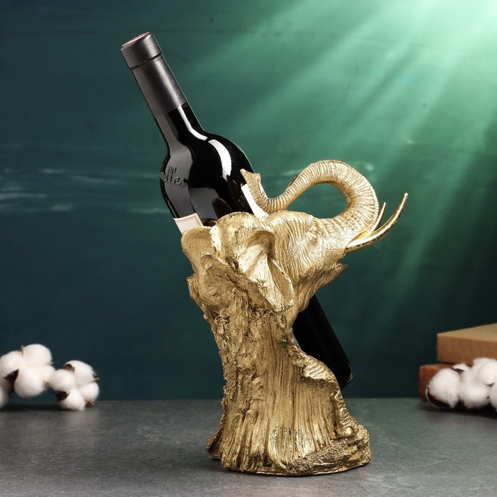 Подставка под бутылку "Слон" 26х14х15см
