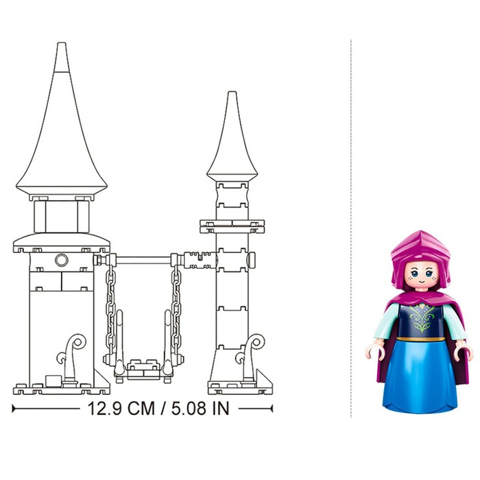 Конструктор Розовая Мечта «Зимние сказки», 135 деталей Конструктор Розовая Мечта «Зимние сказки», 135 деталей