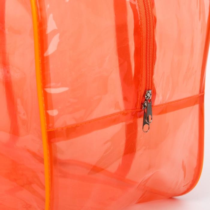 Набор сумок в роддом, 3 шт., цвет прозрачный/оранжевый, M&B Набор сумок в роддом, 3 шт., цвет прозрачный/оранжевый, M&B