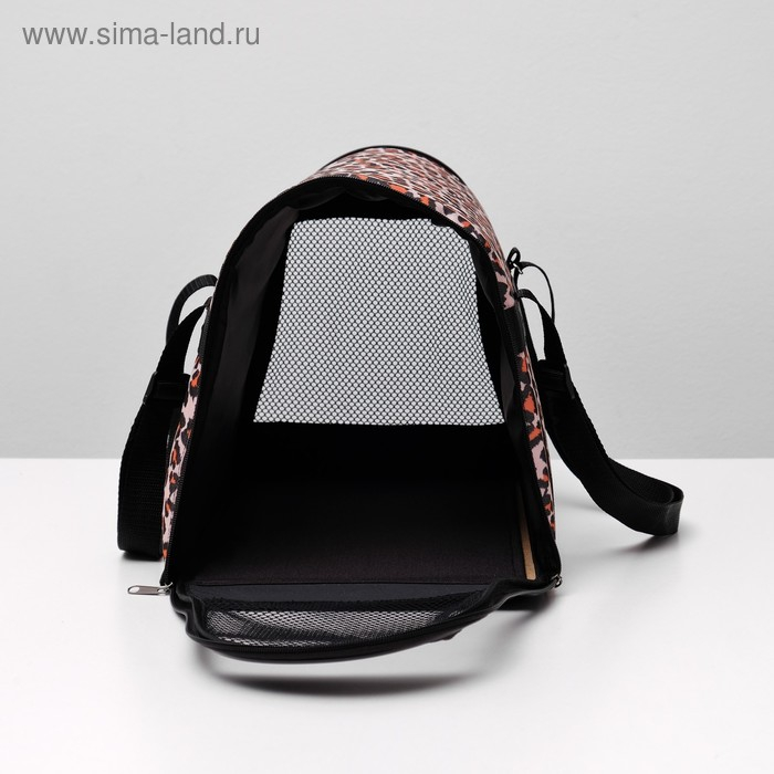 Сумка - переноска для животных, раскладная, нейлон, 43 х 26 х 28 см, микс расцветок Сумка - переноска для животных, раскладная, нейлон, 43 х 26 х 28 см, микс расцветок