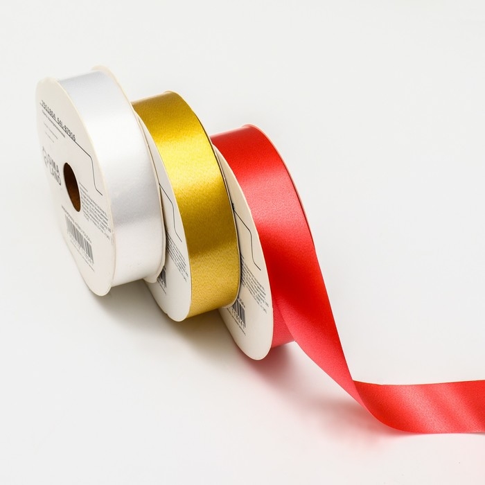 Лента для декора и подарков, микс, 2 см х 45 м Лента для декора и подарков, микс, 2 см х 45 м