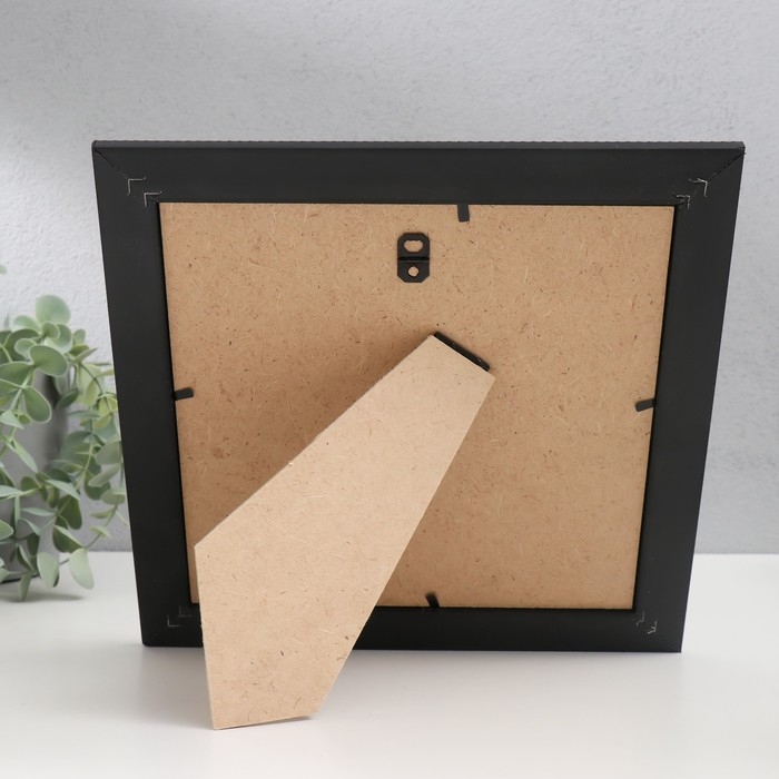 Фоторамка пластик Фоторамка пластик "МИРАМ" 20х20 см золото (пластиковый экран)