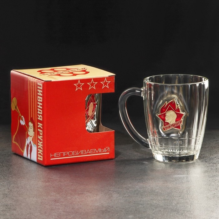 Набор Набор "Непробиваемый. Пионер", для пива, 500 мл