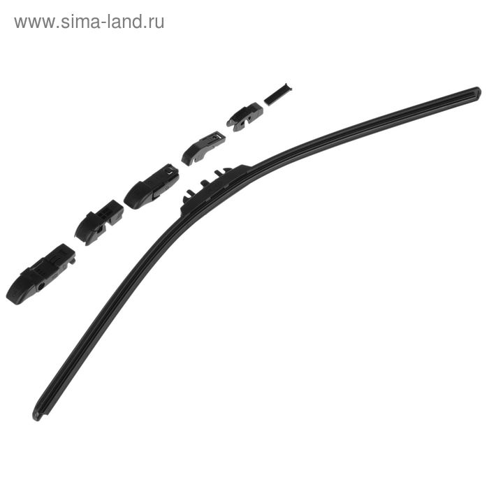 Щетка стеклоочистителя HEYNER Super Flat Premium, 24 Щетка стеклоочистителя HEYNER Super Flat Premium, 24"/600 мм, бескаркасная, с переходниками