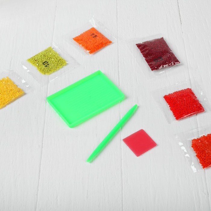 Алмазная мозаика с частичным заполнением на холсте «Лавандовые поля», 30 х 40 см Алмазная мозаика с частичным заполнением на холсте «Лавандовые поля», 30 х 40 см