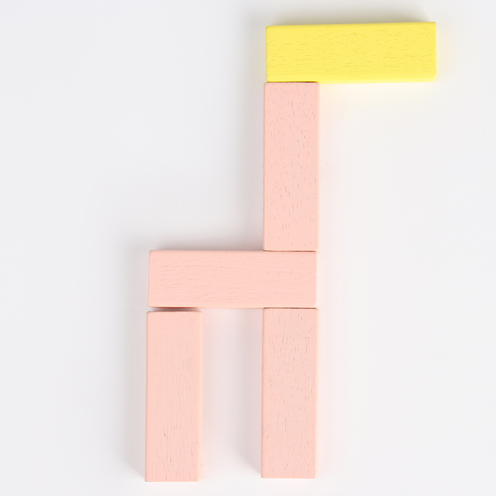 Игра настольная «Падающая башня цветная», 51 шт, 28,5 × 8,5 × 8 см Игра настольная «Падающая башня цветная», 51 шт, 28,5 × 8,5 × 8 см