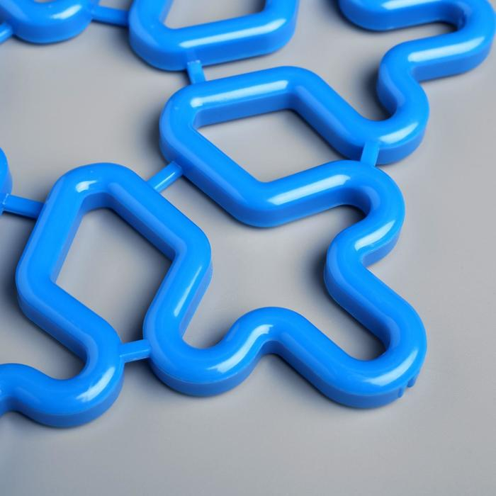 Светодиодная фигура «Снежинка» 30 см, пластик, 220 В, свечение синее Светодиодная фигура «Снежинка» 30 см, пластик, 220 В, свечение синее