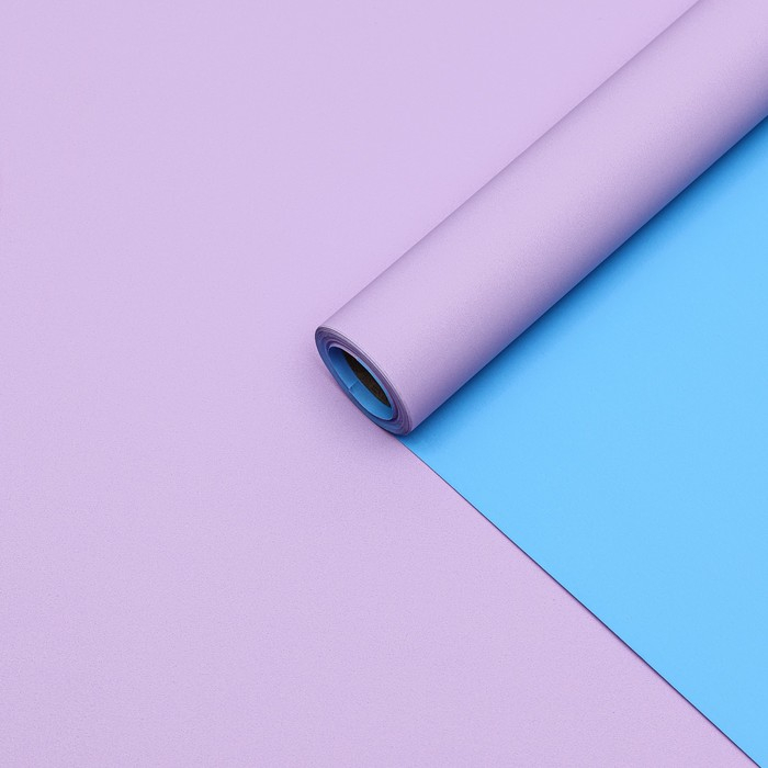 Пленка матовая, пурпурный, голубой, 0.58 х 10 м Пленка матовая, пурпурный, голубой, 0.58 х 10 м