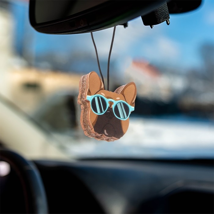 Подвеска автомобильная Grand Caratt Бульдог, дерево, войлок Подвеска автомобильная Grand Caratt Бульдог, дерево, войлок