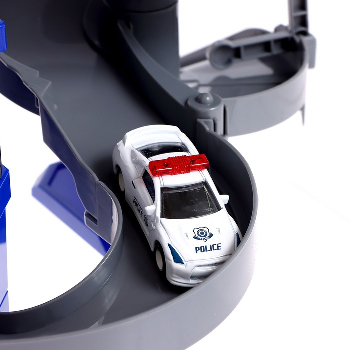 Парковка «Полицейский участок», с 2 машинками, свет и звук Парковка «Полицейский участок», с 2 машинками, свет и звук