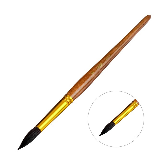 Кисть белка, круглая № 8, Кисть белка, круглая № 8, "Гамма"