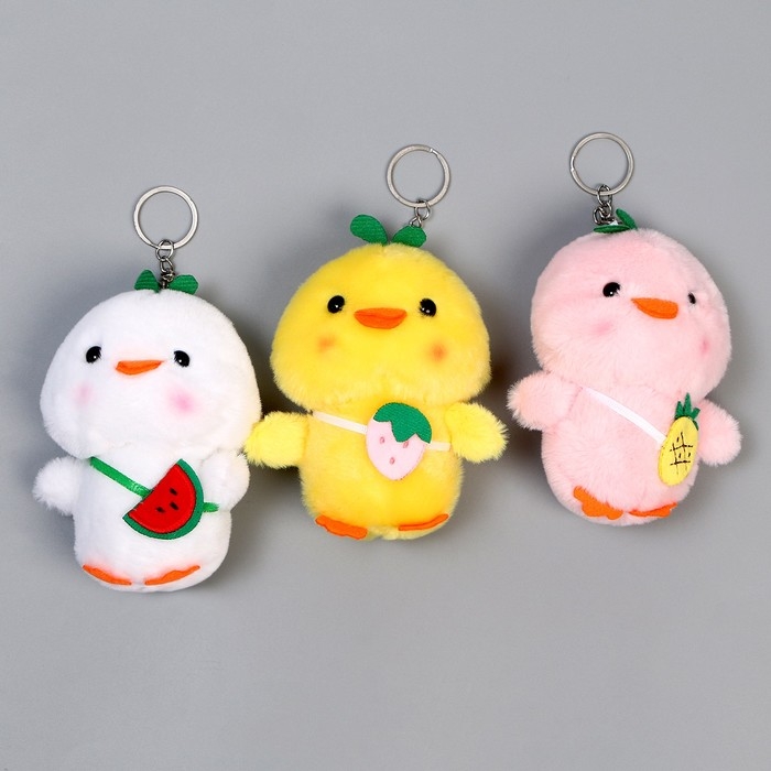 Мягкая игрушка «Утка», 10 см, цвета МИКС Мягкая игрушка «Утка», 10 см, цвета МИКС