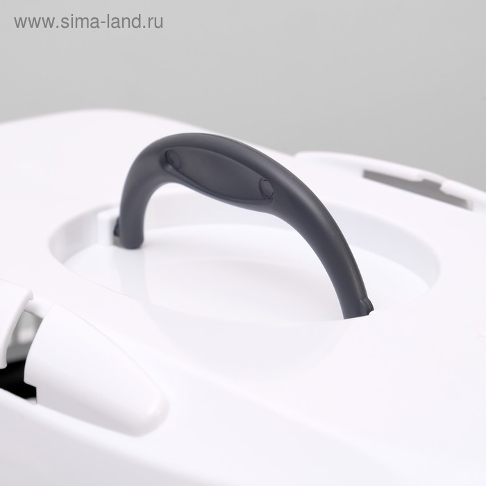 Переноска для животных до 12 кг  Переноска для животных до 12 кг "Пижон" 49х33х32см, металлическая дверь, бело-серая