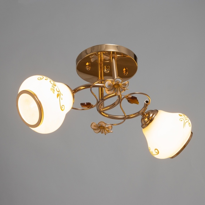 Люстра Люстра "Айон" 2х40Вт Е27 Золото МОДЕЛЬ: 2612380