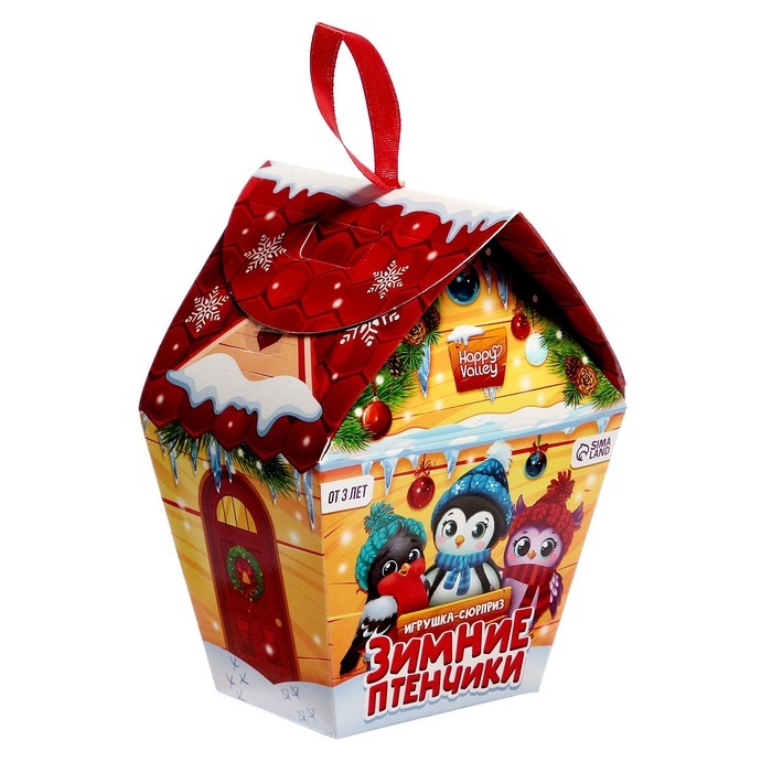 Игрушка-сюрприз «Зимние птенчики», МИКС Игрушка-сюрприз «Зимние птенчики», МИКС