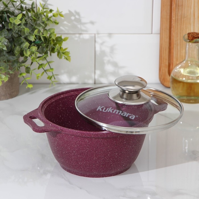 Кастрюля Trendy style, 1 л, d=26 см, h=18.5 см, антипригарное покрытие, цвет бордовый Кастрюля Trendy style, 1 л, d=26 см, h=18.5 см, антипригарное покрытие, цвет бордовый