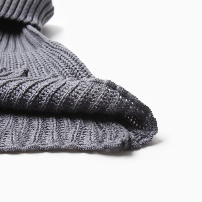 Манишка детская, цвет серый, размер L (8 лет)