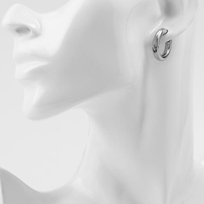 Серьги со съёмным элементом «Трансформер» крест, цвет чёрный в серебре Серьги со съёмным элементом «Трансформер» крест, цвет чёрный в серебре