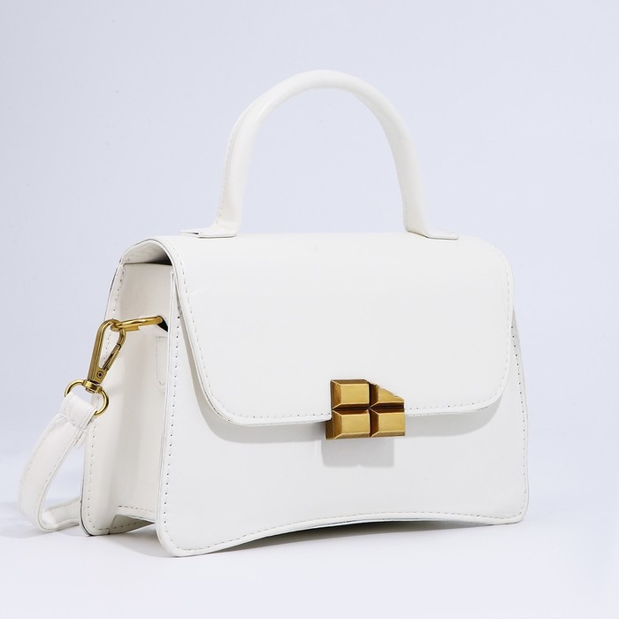 Сумка-мессенджер на магните, цвет белый Сумка-мессенджер на магните, цвет белый