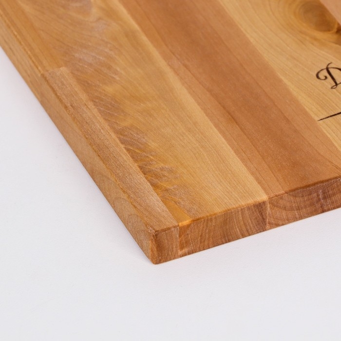 Доска разделочная Доска разделочная "Прямоугольник" малая (металлическая ручка) 26х18х1,8 см