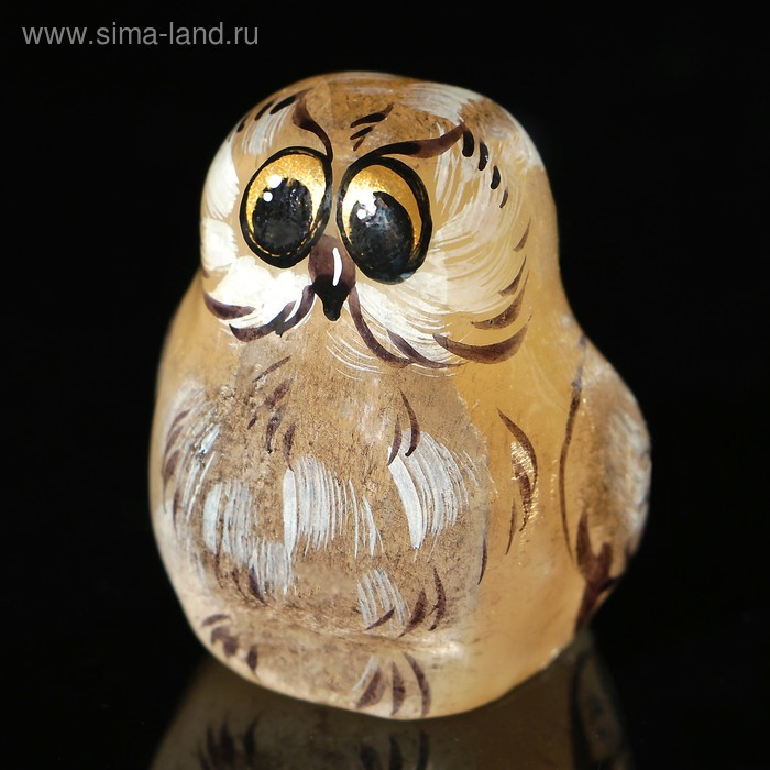 Сувенир «Совушка», 3,5×4 см. селенит Сувенир «Совушка», 3,5×4 см. селенит